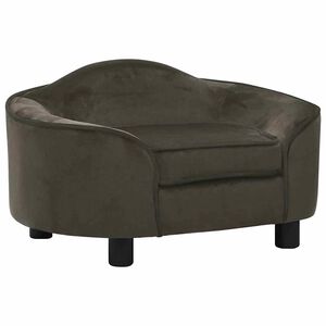 vidaXL Sofa za pse tamnosiva 67 x 47 x 36 cm pli&scaron;ana
