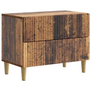 vidaXL Noćni ormar Staro drvo 62 x 34,5 x 48 cm Konstruirano drvo