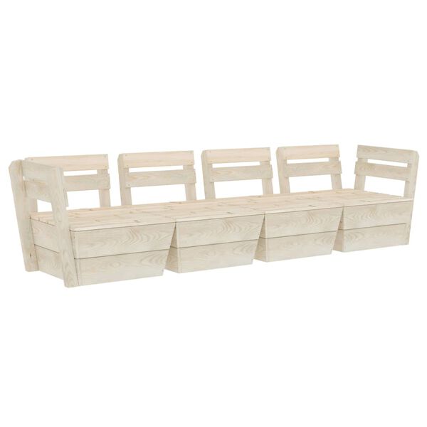 vidaXL Vrtni četverosjed od paleta od impregnirane smrekovine