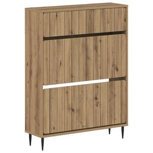 vidaXL Ormar za cipele ZWOLLE 78 x 24 x 103 cm Konstruirano drvo