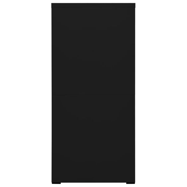 vidaXL Ormarić za spise crni 46 x 62 x 133 cm čelični