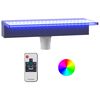 vidaXL Prelijevajući vodopad s RGB LED svjetlima akrilni 45 cm
