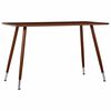 vidaXL Blagovaonski stol smeđi 120 x 60 x 74 cm MDF