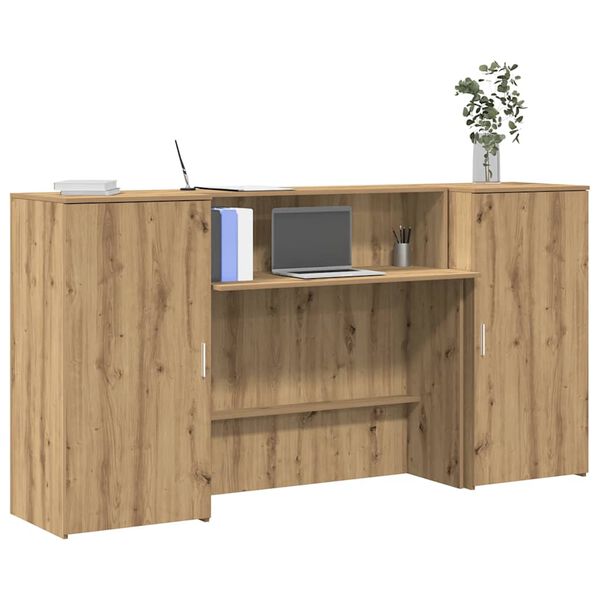 vidaXL Recepcijski stol 200x50x103,5 cm od konstruiranog drva