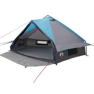 vidaXL Teepee &scaron;ator za 8 osoba 8 osoba Plava i siva