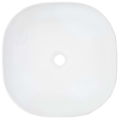 vidaXL Umivaonik 42,5 x 42,5 x 14,5 cm keramički bijeli