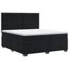 vidaXL Boxspring krevet s madracem Crna 140 x 190 cm Bar&scaron;un