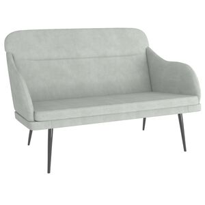 vidaXL Klupa svjetlosiva 110 x 76 x 80 cm bar&scaron;unasta