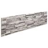 vidaXL Zidne panele 10 kom. 100 x 25 cm Svijetlo siva EPS pjena