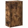 vidaXL Kupaonski ormar Zidne Dimljeni hrast 39 x 23,5 x 65 cm