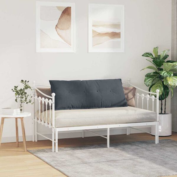 vidaXL Jastuk za leđa Tamno siva 120 x 50 cm Kordura tekstil