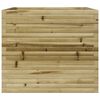 vidaXL Vrtna sadilica 80x80x68,5 cm od impregnirane borovine