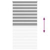 vidaXL Rolo roleta sa zebrastim linijama 120 x 230 cm Siva