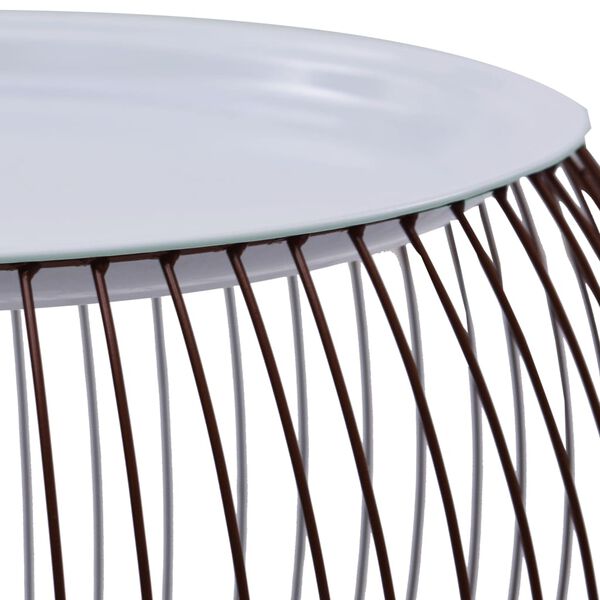 vidaXL Stolić za kavu zlatni &Oslash; 41 cm