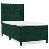 vidaXL Box spring krevet s madracem tamnozeleni 90x190 cm bar&scaron;unasti