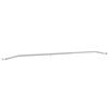 vidaXL Kuka za platna za prikolice Srebrna 136-218 cm