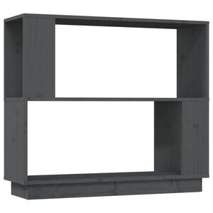 vidaXL Ormarić za knjige / pregrada sivi 80x25x70 cm od borovine