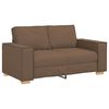 vidaXL Sofa 3 pcs Smeđa 220 x 80 x 84 cm Platnasta tkanina
