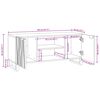 vidaXL TV Jedinice Orah 105 x 33 x 46 cm Konstruirano drvo