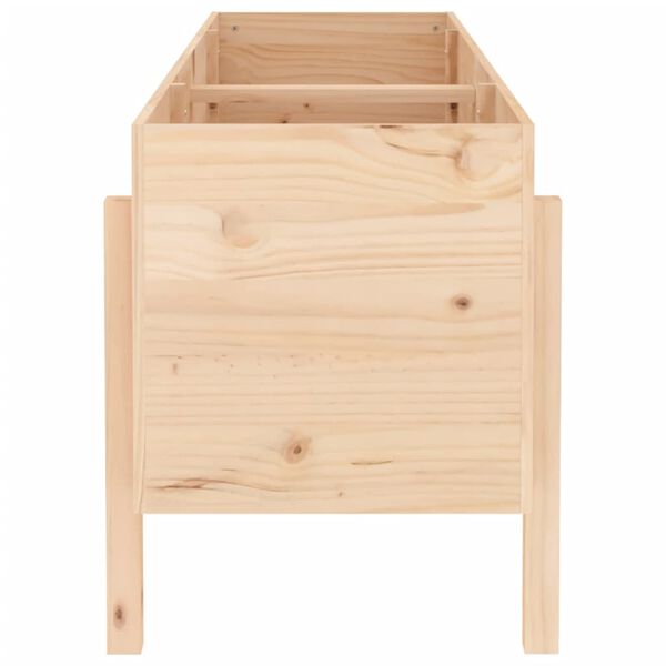 vidaXL Povišena vrtna gredica 160 x 50 x 57 cm od masivne borovine