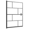 vidaXL Pregrada za tu&scaron; ESG 100 x 140 cm crna