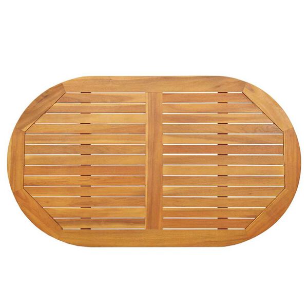 vidaXL Gornji dio stola Prirodna nafta 120 x 70 x 2 cm