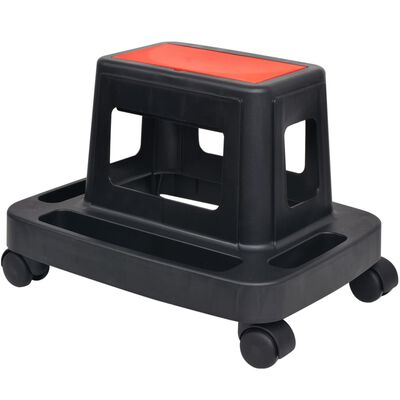 vidaXL Pomični stolac za radionicu sa spremištem 150 kg