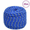 vidaXL Brodski konop plavi 10 mm 25 m od polipropilena
