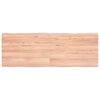 vidaXL Stolna ploča svjetlosmeđa 140x50x(2-4) cm obrađena hrastovina
