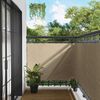 vidaXL Balcony ekran Bež 120 x 200 cm PU prekriveni oksford alu