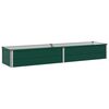 vidaXL Povi&scaron;eni vrtni krevet Zelena 160 x 40 x 24 cm