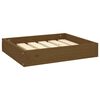 vidaXL Krevet za pse crna 51,5x44x9 cm od masivne borovine