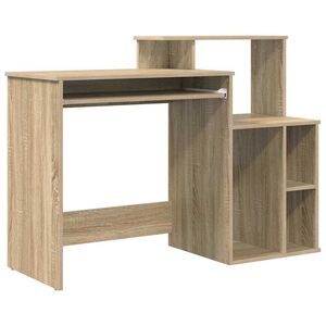 vidaXL Stol Sonoma hrast 120,5 x 44 x 88,5 cm Konstruirano drvo