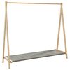 vidaXL Stalak za odjeću s policama 106x34x102 cm od bambusa