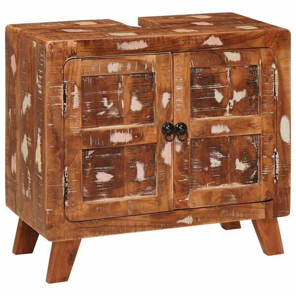 vidaXL Kupaonski ormar Masivno obnovljeno drvo & Konstruirano drvo