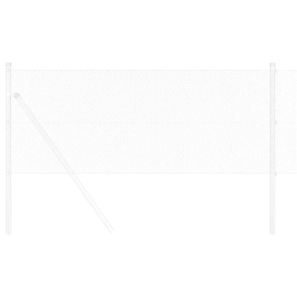 vidaXL Heksagonalna ograda Srebrno 0,6 x 100 m Pocinčani čelik