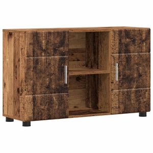 vidaXL Kreveta s policom FLORIN Staro drvo 88,5 x 30,5 x 55,5 cm
