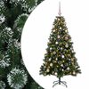 vidaXL Umjetno božićno drvce s kuglicom 120 cm 150 LED lampica