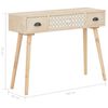 vidaXL Konzolni stol s 3 ladice 100 x 30 x 73 cm od masivne borovine