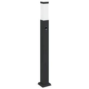 vidaXL Stupić sa senzorom 80 cm Crna IP44