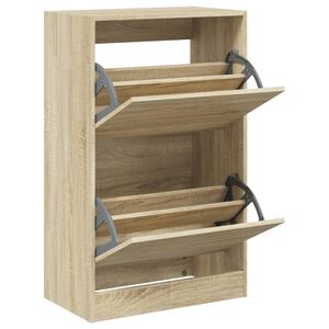 vidaXL Ormarić za cipele boja hrasta 60x34x96,5 cm konstruirano drvo