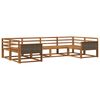 vidaXL Set vanjskih sofa 6 pcs Prirodna Čvrsto drvo akacije