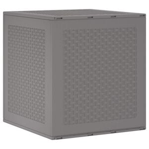 vidaXL Kutija za spremanje Svijetlo siva 55 x 53 x 57 cm Polipropilen