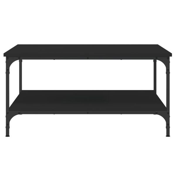 vidaXL Stolić za kavu crni 80 x 80 x 40 cm od konstruiranog drva