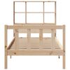 vidaXL Krevet s regalom za knjige bez madraca 90x190 cm od borovine