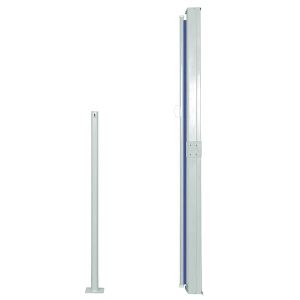 vidaXL Uvlačiva bočna tenda za terasu 170 x 300 cm plava