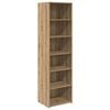 vidaXL Cabinet Umjetnički hrast 50 x 41 x 185 cm Konstruirano drvo