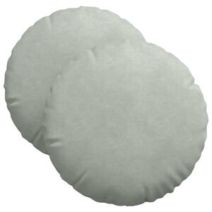 vidaXL Jastučići za sjedenje 2 pcs Svijetlo siva &Oslash; 40 x 13 cm Bar&scaron;un