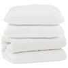 vidaXL Poplun s jastukom 3 kom. Bijelo Mikrofibra