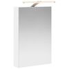 vidaXL Kupaonski ormar s ogledalom Bijelo 40 x 10,5 x 60,5 cm